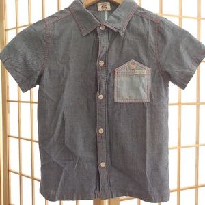 Bit'Z Kids blue short sleeve shirt